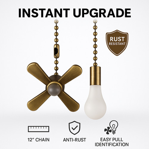 Ceiling fan pull - fan, set