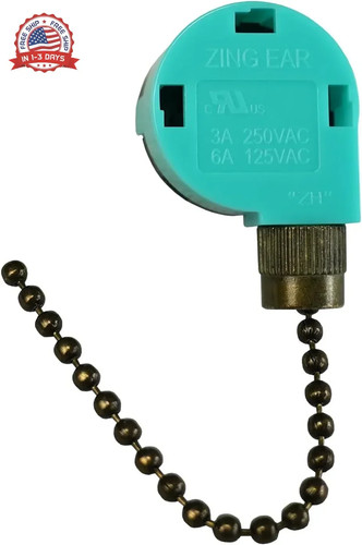 Ceiling fan pull chain - pull, switch