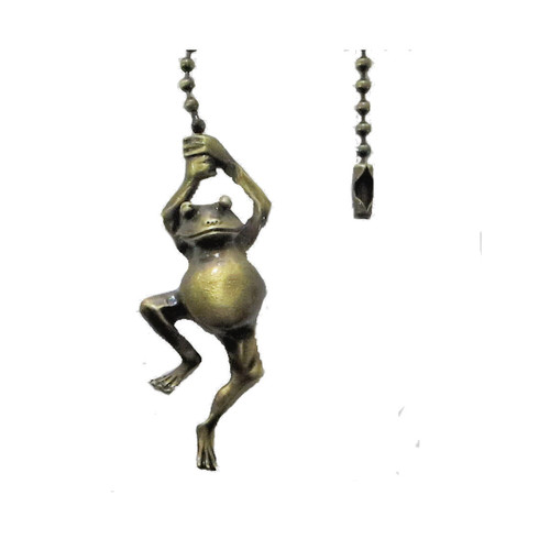 Frog fan pull chain antique - frog,