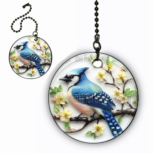 Blue jay bird lover gift - 2,
