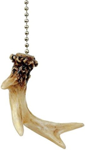 Deer antler ceiling fan pull - ceiling,